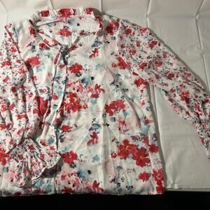 Floral button up